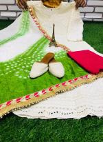 Cream Cotton Festival Wear Sequins Work Readymade Salwar Suit