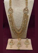 Stylish Beautiful Design Long Wedding Necklace Set