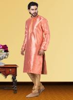 Gajri Jacquard Festival Wear Weaving Kurta Pajama