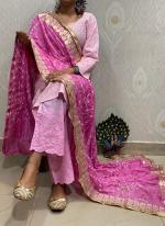 Light Pink Cambric Cotton Party Wear Embroidery Work Readymade Salwar Suit