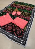 Pink Cambric Cotton Traditional Wear Sequins Work Readymade Salwar Suit