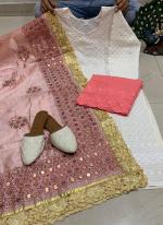 Pink Cambric Cotton Festival Wear Embroidery Work Readymade Salwar Suit