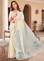 Rabdi Chiffon Traditional Wear Swarovski Work Saree