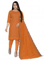 Fanta Chanderi cotton Casual Wear Heavy thread embrodiery Salwar Suit