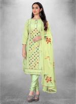 Green Modal cotton Casual Wear Designer embrodiery Salwar Suit