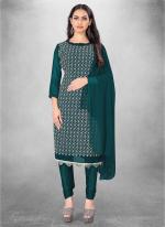 Rblue Georgette Casual Wear Heavy thread embrodiery Salwar Suit
