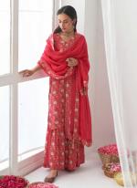 Rani Muslin Silk Traditional Wear Digital Printed Readymade Salwar Suit