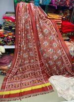 Red Art Silk Casual Wear Digital Printed Saree