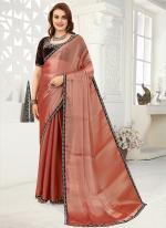 Gajri Fancy Diwali Wear Zarkan Border Saree