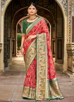 Gajri Pure Dola Reception Wear Hand Work Saree