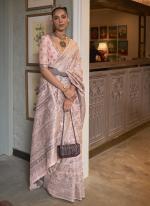 Pink Modal Silk Party Wear Weaving Saree