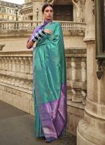 Green Silk Party Wear Weaving Saree