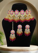 Rani Colour Premium Meenakari Necklace Set