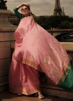 Cream Soft Silk Traditional Wear Weaving Saree