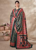 Mahendi Pure Pashmina Traditional Wear Digital Printed Saree