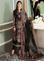 Black Cotton Eid Wear Embroidery Work Pakistani Suit