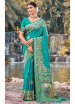 Sky Paithani Silk Festival Wear Digital Printed Saree