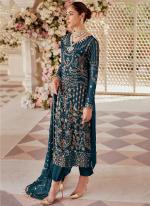 Rama Faux Georgette Eid Wear Embroidery Work Pakistani Suit