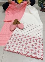 Pink Cambric Cotton Party Wear Sequins Work Readymade Salwar Suit