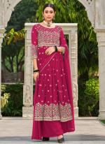 Rani Faux Georgette Festival Wear Embroidery Work Palazzo Suit