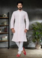 Pink Georgette Festival Wear Embroidery Work Kurta Pajama