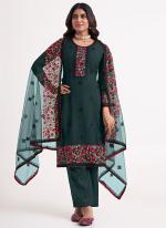 Green Georgette Eid Wear Multi Work Salwar Suit