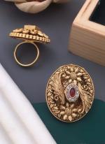 New Premium Quality Brass High Gold Finger Ring For Ladies