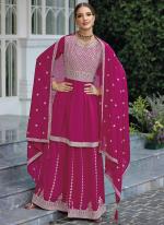 Pink Premium Silk Wedding Wear Embroidery Work Readymade Salwar Suit