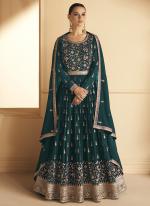 Morpeach Vichitra Silk Wedding Wear Embroidery Work Gown With Dupatta