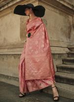 Gajri Silk Festival Wear Zari Weaving Saree