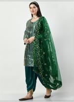 Morpeach Faux Georgette Tradional Wear Sequins Work Readymade Salwar Suit