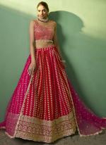 Red Georgette Wedding Wear Embroidery Work Lehenga Choli