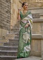 Green Silk Festival Wear Weaving Saree