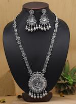   Party Wear  Silver Oxidised Necklace Set