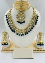   Festival Wear  Morpeach Color Gold Plated Necklace Set