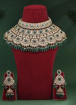   Bridal Wear  Green Color Kundan Dulhan Set