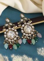   Festival Wear  Multi Color Color Kundan Earrings