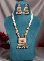   Festival Wear  Maroon Color Matte Gold Meenakari Necklace Set