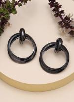 Latest Black Stylish Stud Earrings