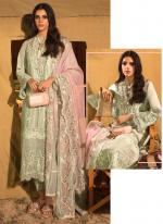 Light Green Heavy Cotton Eid Wear Embroidery Work  Pakistani Suit