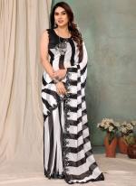 Georgette Multi Colour  Printed Saree