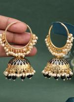   Festival Wear  Black Color Meenakari Earrings