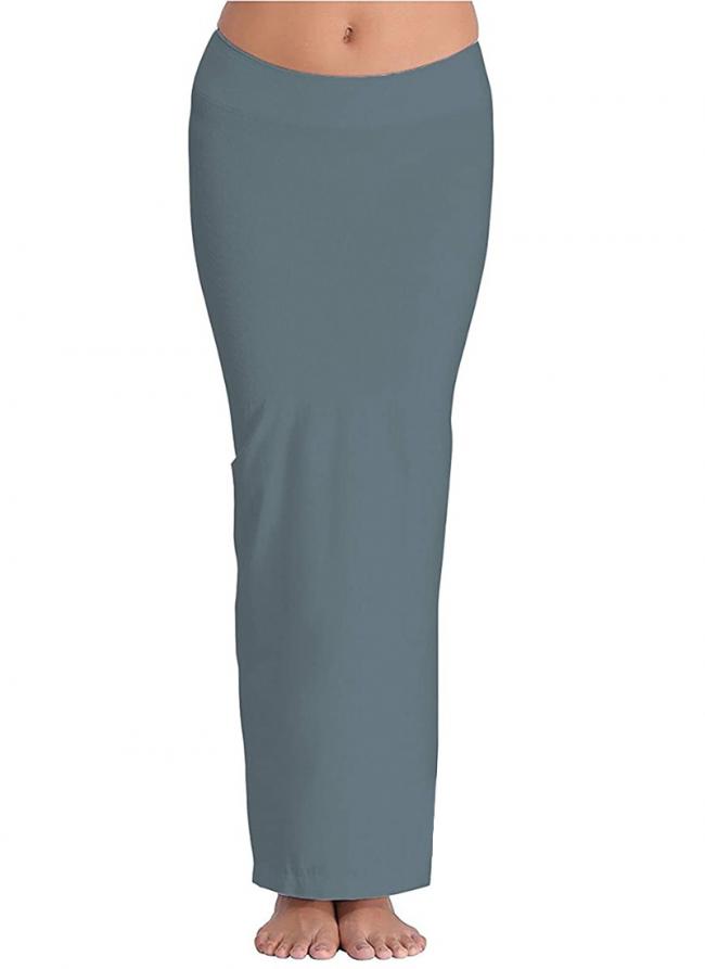 Grey Cotton Daily Wear Plain Shapewear