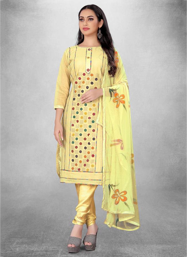 Beige Modal cotton Casual Wear Designer embrodiery Salwar Suit