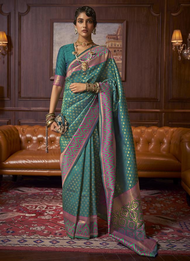 Rama Handloom Party Wear Weaving Saree