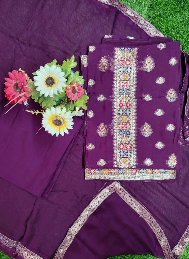 Dola Silk Wine Festival Wear Weaving Dress Material