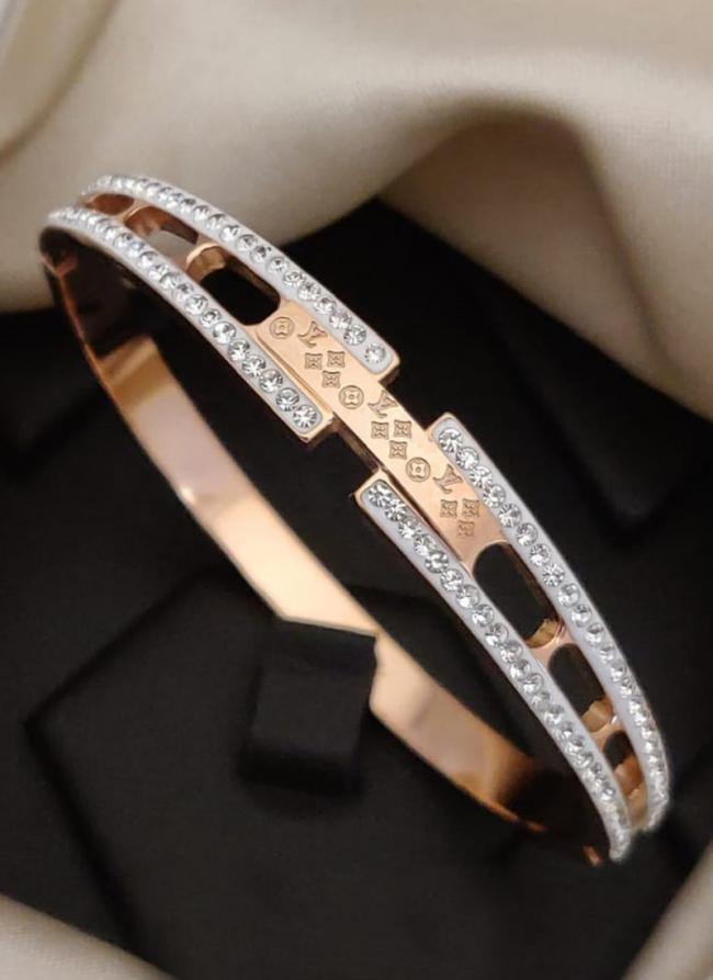 Cool Superhit Most Demanding Rose Gold American Diamond Fancy Designer Bracelets