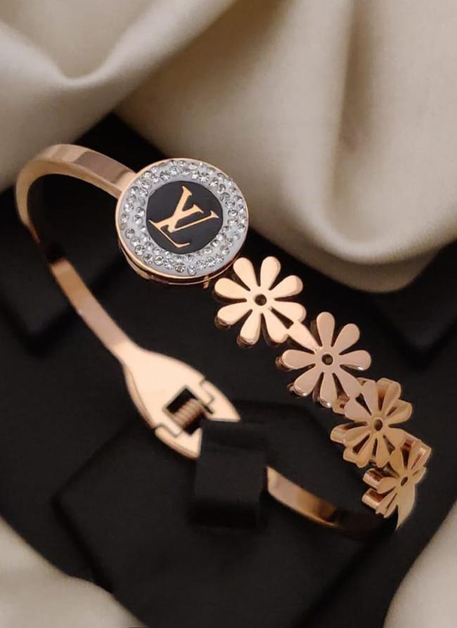 Exclusive Most Demanding Rose Gold American Diamond Fancy Designer Superhit Bracelets