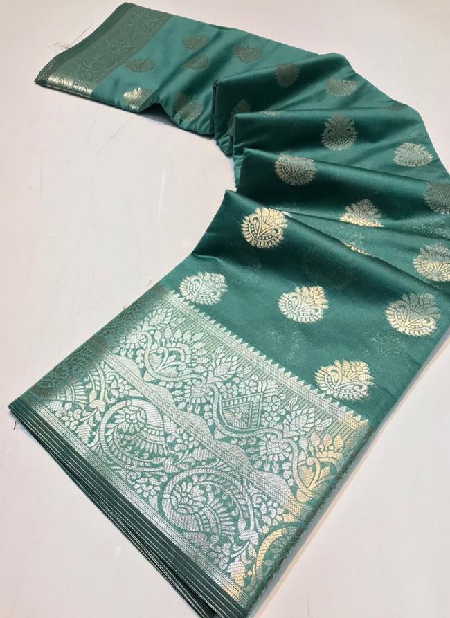 Light Sky Organza Silk Party Wear Zari Work  Saree