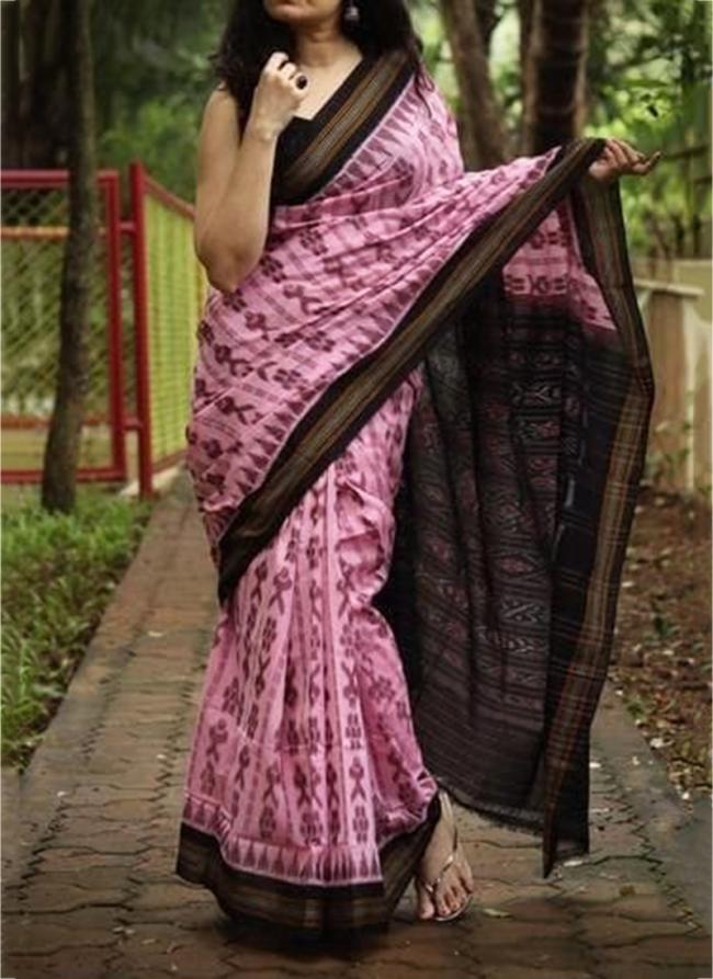 Pink Linen Traditional Wear Digital Printed Saree